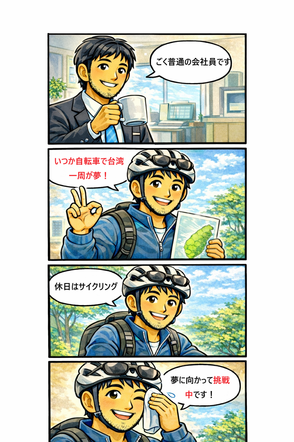 いつか自転車で台湾一周が夢の会社員