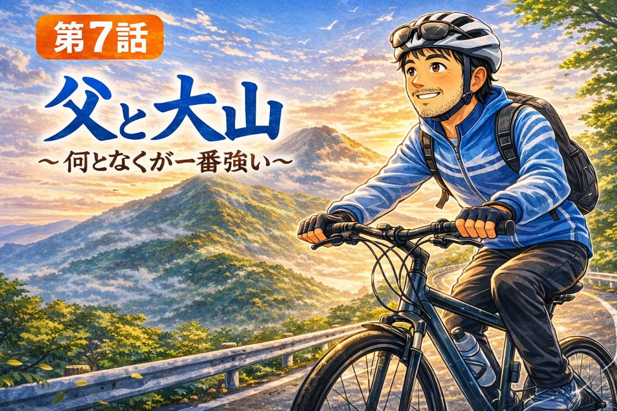 父の一言をきっかけに大山へ挑戦する会社員サイクリスト