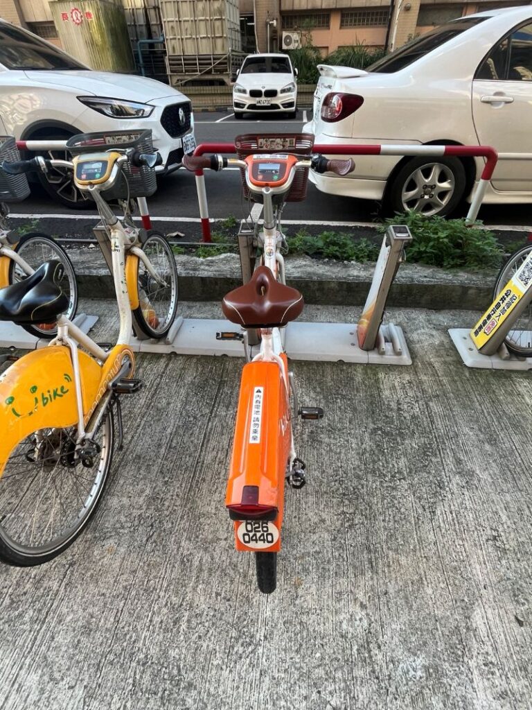 台湾ライドで借りた電動YouBike