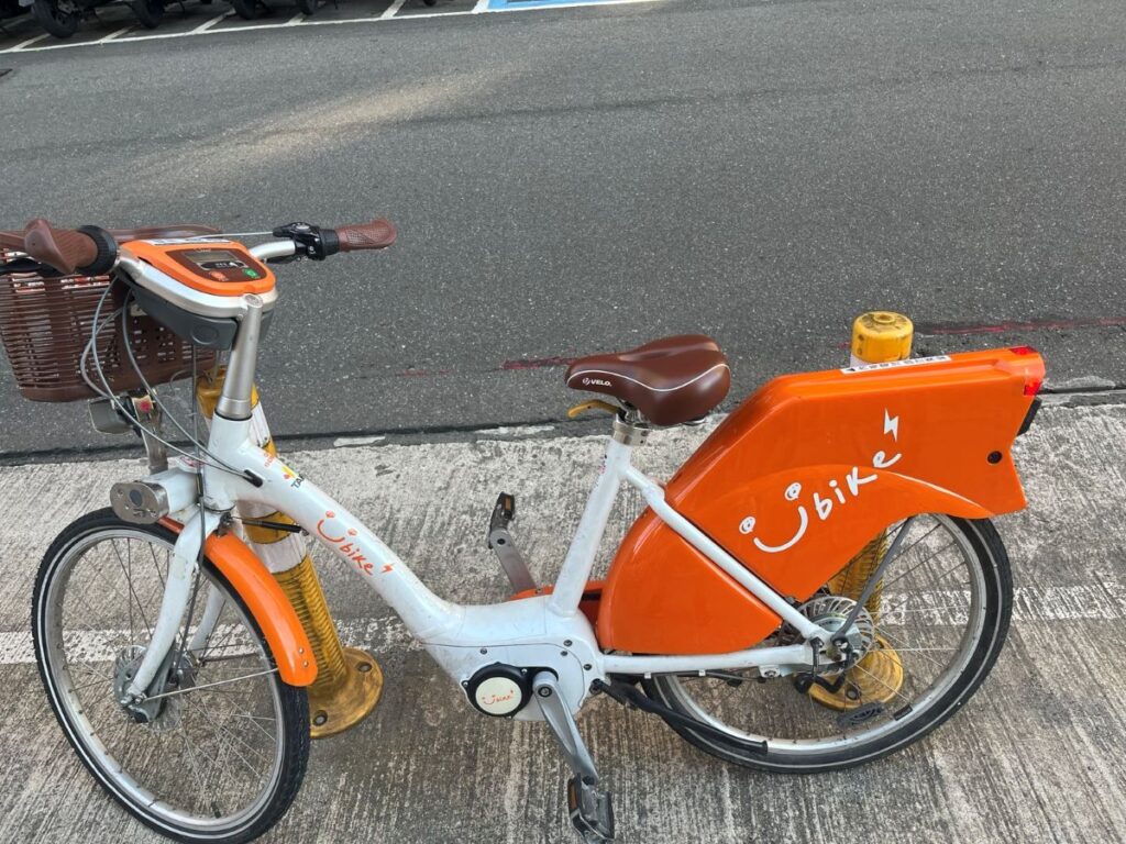 台湾ライドで借りた電動YouBike